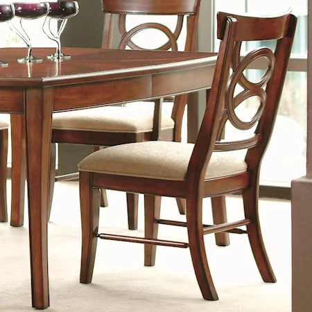 Dining Side Chair with Wood Veneers